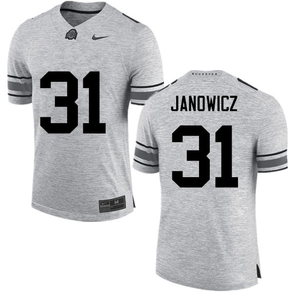 Ohio State Buckeyes #31 Vic Janowicz Men University Jersey Gray